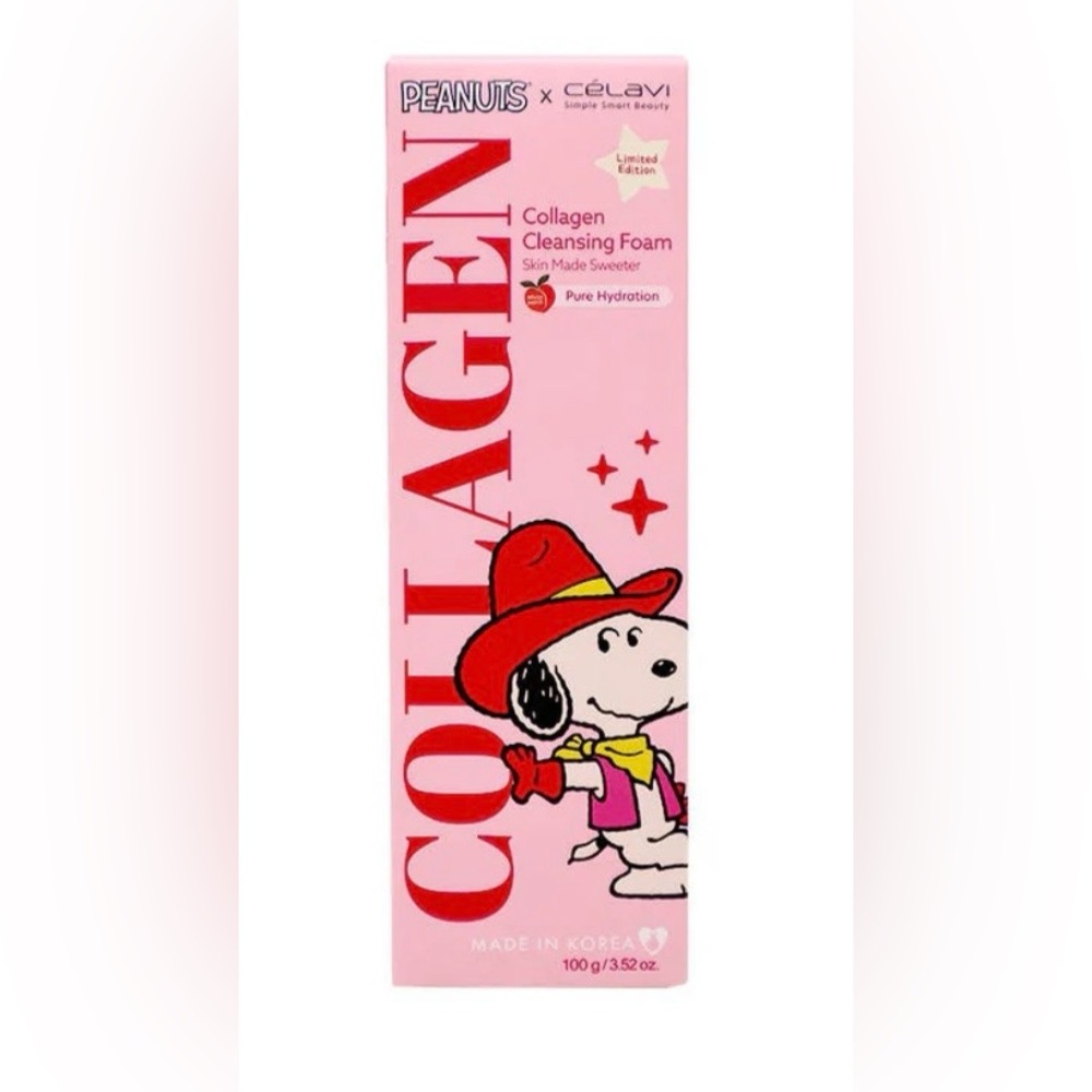 NEW Peanuts x CélaVi Collagen Cleansing Foam